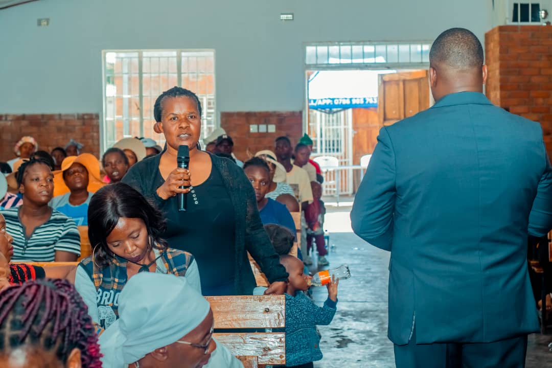 MFM Academy — Parent speaking during a school gathering
