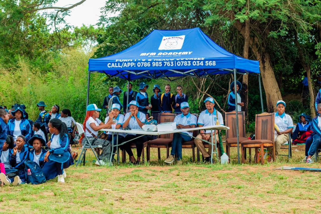 MFM Academy — School community gathered around the sports day tent
